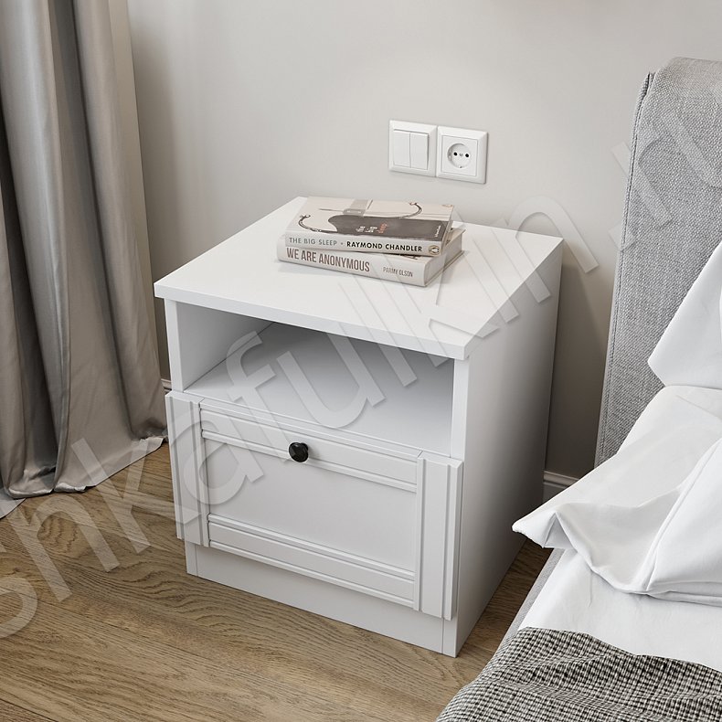 Гарнитур Старк Белый Неоклассика 4х створчатые Спальня Для вещей 6