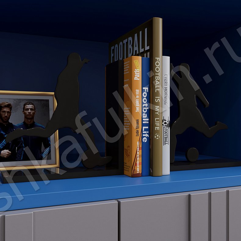 Изображение Детская Максимус Цветной Древесный Серый Синий Светлые Зеленый Минимализм 4х створчатые Детская Для книг Для декора Для вещей 5