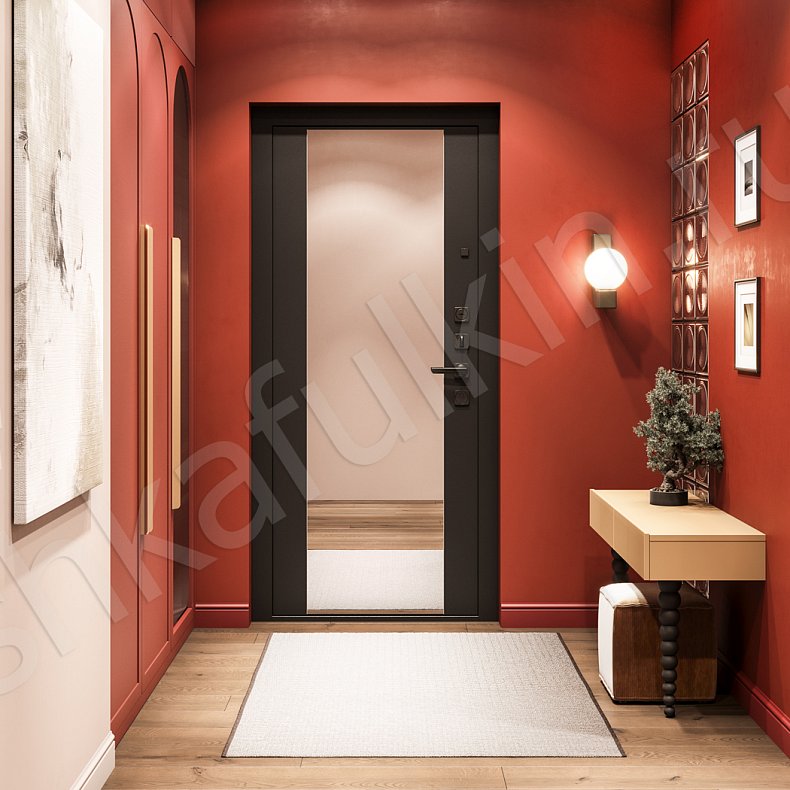 Прихожая Тангело Светлые Красный Цветной Современный 3х створчатые Прихожая Для вещей Для декора 2