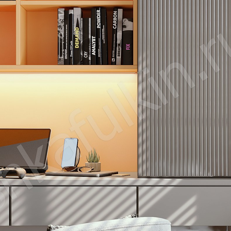 Изображение Детская Шондер Черный Цветной Светлые Зеленый Современный  Детская Для книг 11