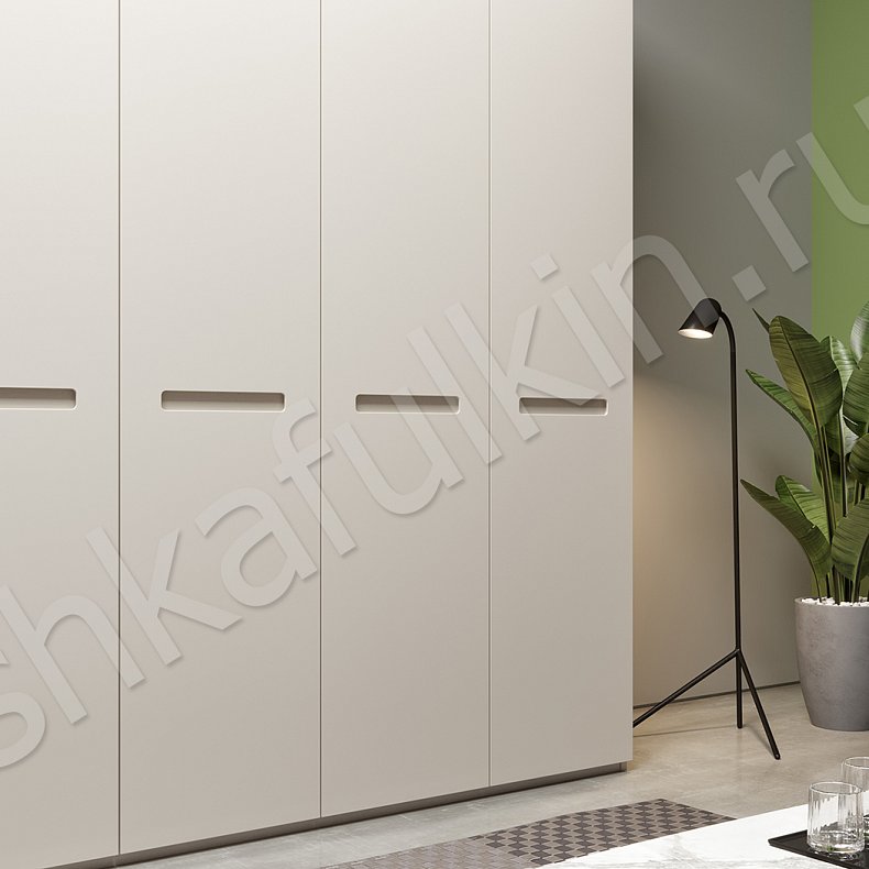 Распашной шкаф Матео Белый Цветной Синий Светлые Минимализм 5и створчатые Гостиная Для вещей 4