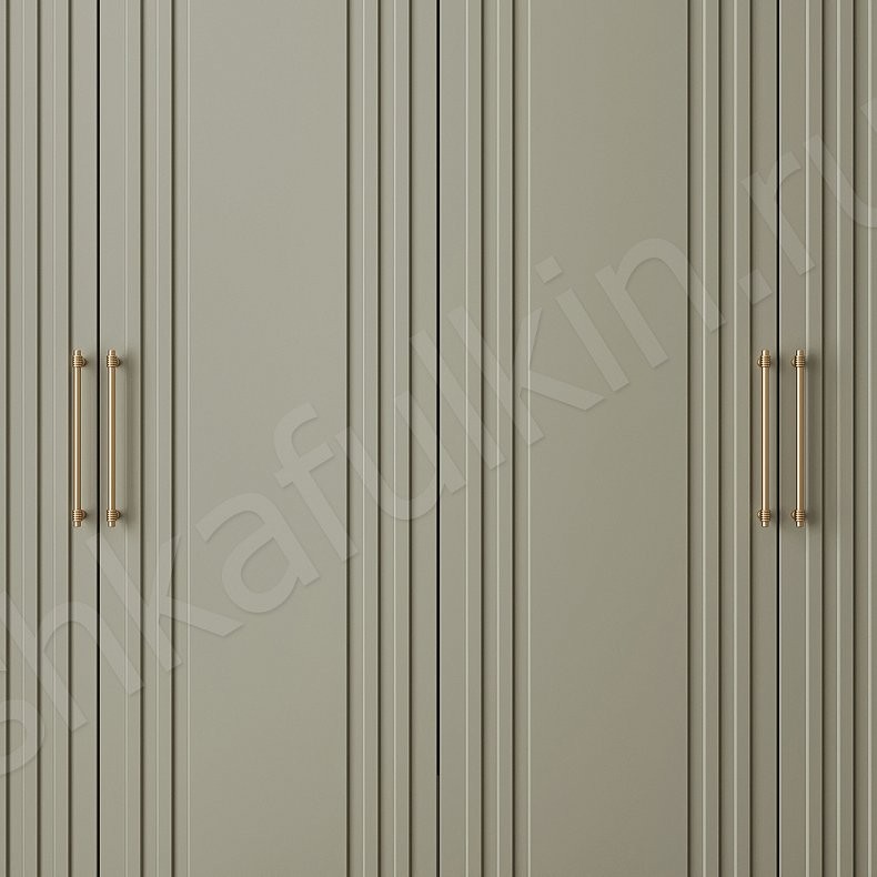 Шкаф Регби Светлые Модерн 4х створчатые Гостиная Для вещей 7