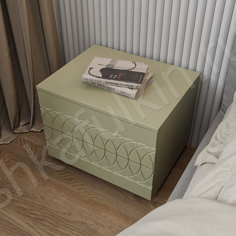 Изображение Гарнитур Вернисаж Белый Цветной Розовый Светлые Темные Зеленый Неоклассика 4х створчатые Спальня Для вещей 6