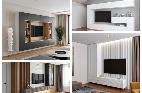 Стены для подвесной мебели