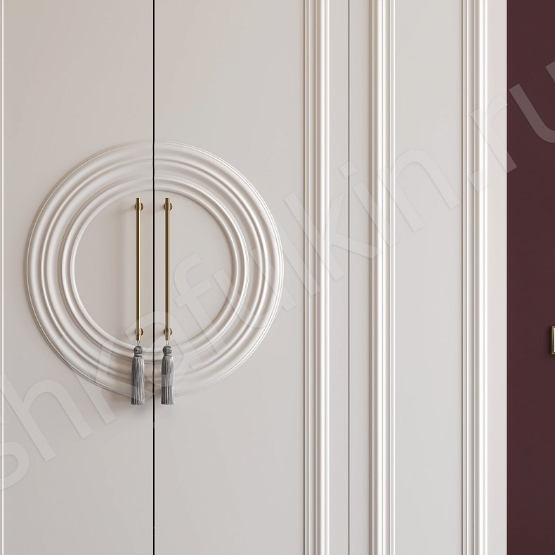 Изображение Прихожая Санмарино Светлые Белый Неоклассика 2х створчатые Прихожая Для вещей 2