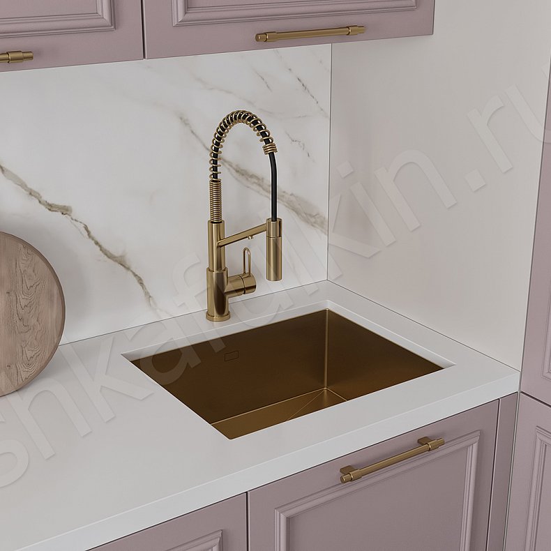 Изображение Кухня Джорджия Pink Цветной Розовый Светлые Неоклассика Для посуды 3