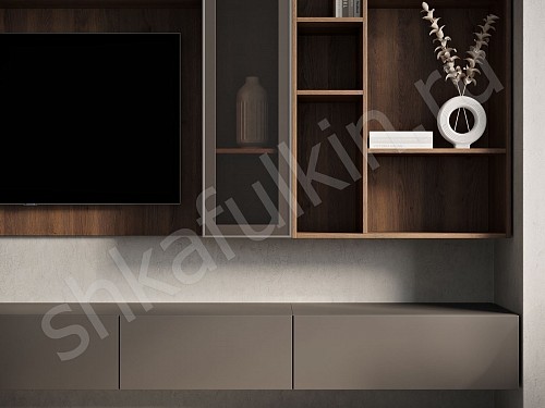 Изображение цвета Стенка Арли Древесный  6и створчатые  Под ТВ