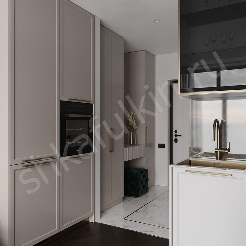 Шкаф в прихожую Сицилия Светлые Коричневый Минимализм 3х створчатые Прихожая Для вещей 3