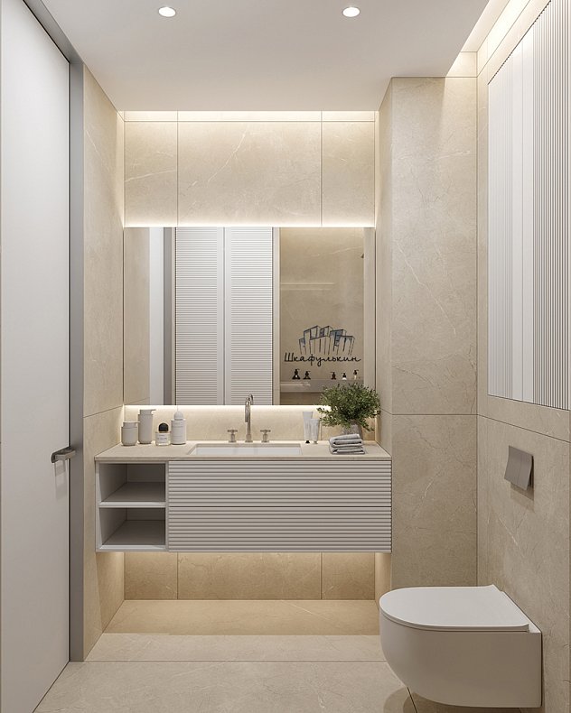 Мебель в санузел Шондер Белый Светлые Современный   Для вещей