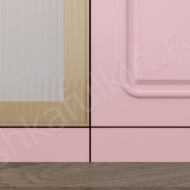 Кабинет Адажио Светлые Цветной Коричневый Розовый Зеленый Современный 5и створчатые Гостиная Для книг Для декора Для посуды Для вещей 13