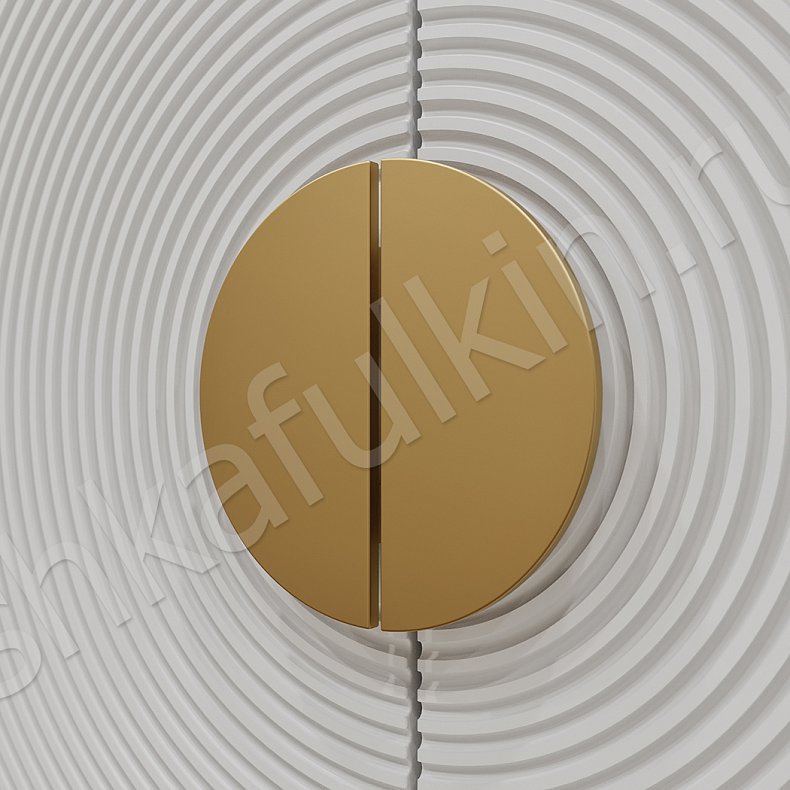 Прихожая Ришелье Светлые Коричневый Белый Неоклассика 4х створчатые Прихожая Для вещей 6