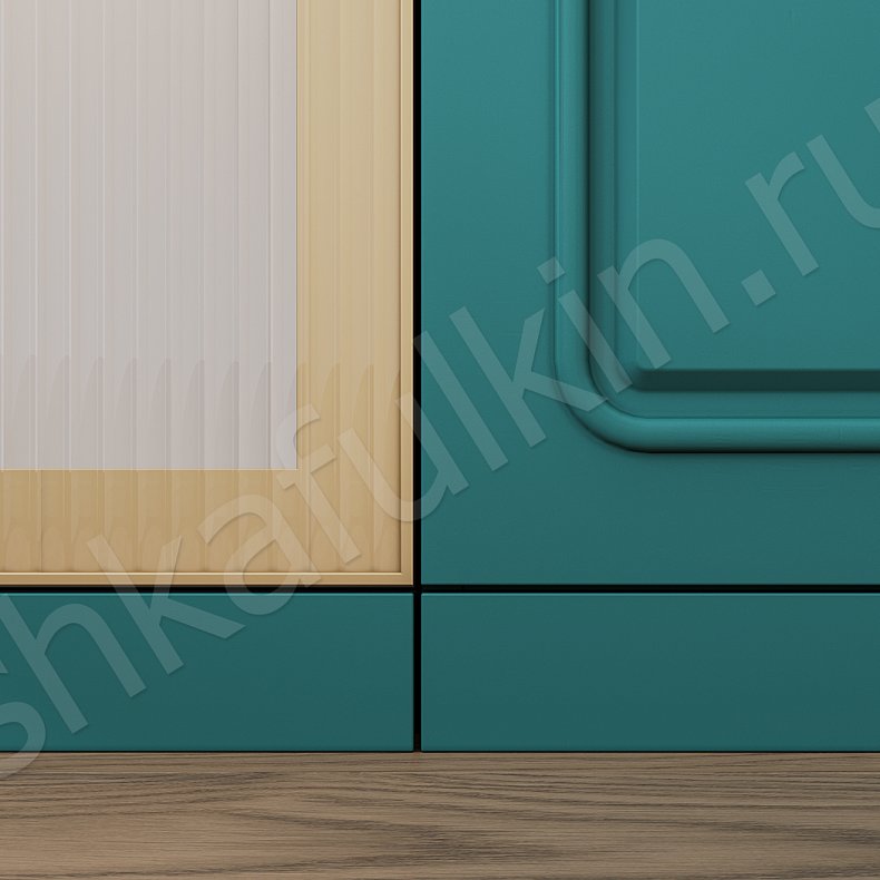 Кабинет Адажио Светлые Цветной Коричневый Розовый Зеленый Современный 5и створчатые Гостиная Для книг Для декора Для посуды Для вещей 9