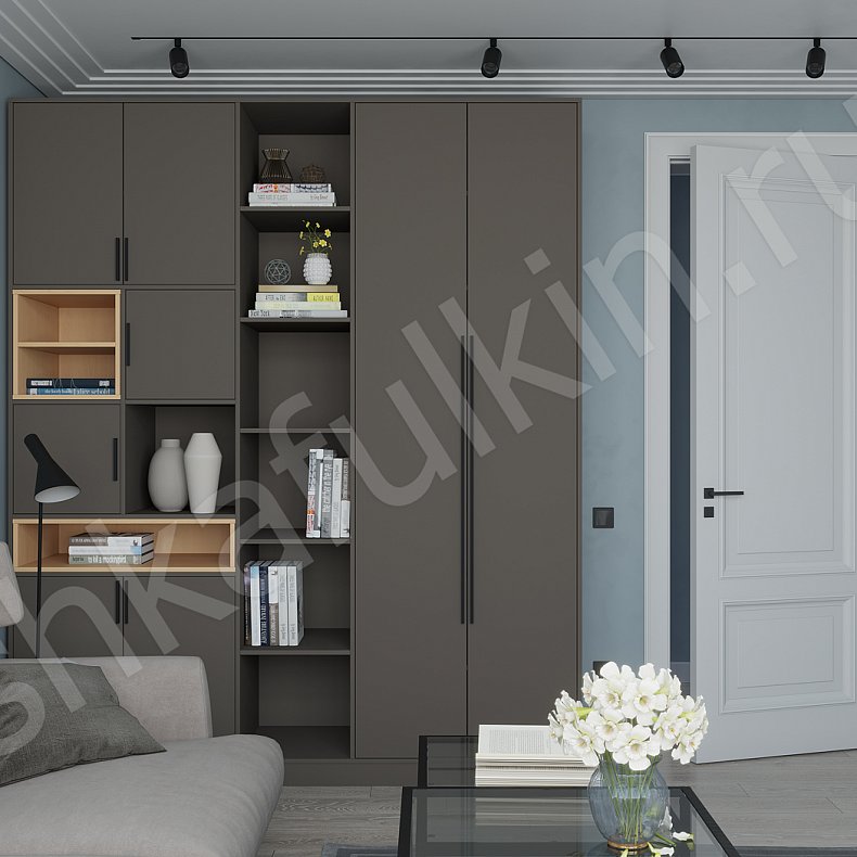 Шкаф Бесто Светлые Белый Древесный Коричневый Серый Темные Скандинавский 2х створчатые Гостиная Для книг Для декора Для посуды Для вещей 1