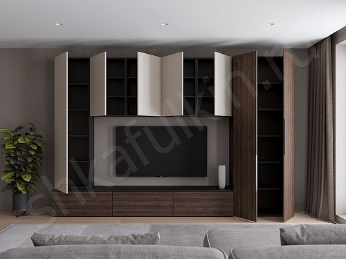 Изображение цвета Стенка Соло  Минимализм  Гостиная 