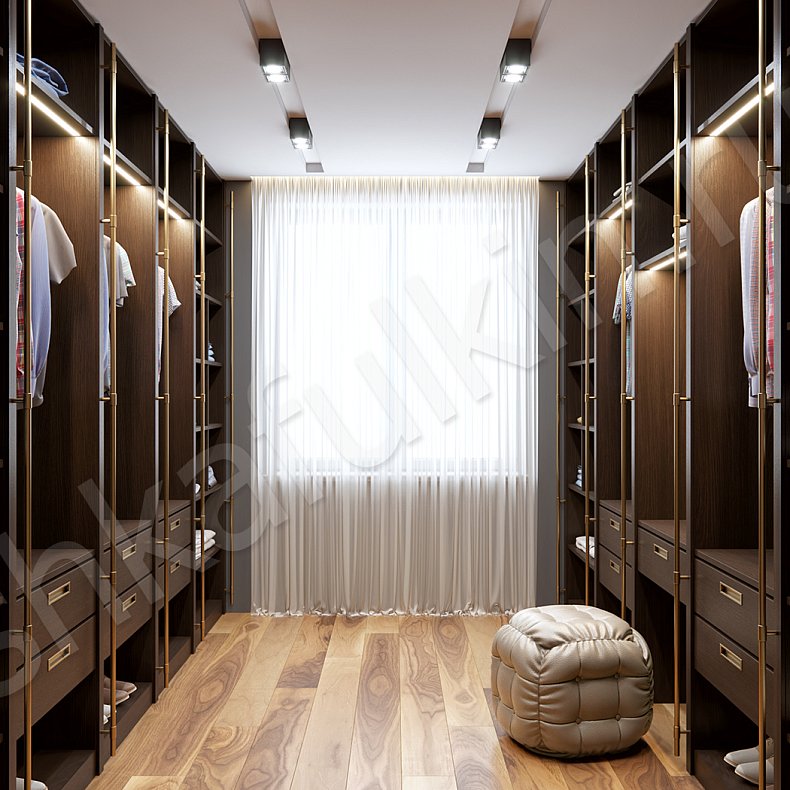 Гардеробная Монреаль Древесный   Гардеробная 