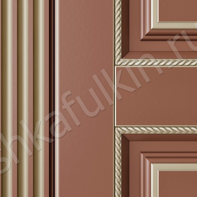 Изображение Корпусный шкаф Флоренция Цветной Коричневый Светлые Темные Классика 4х створчатые Гостиная Для вещей 10