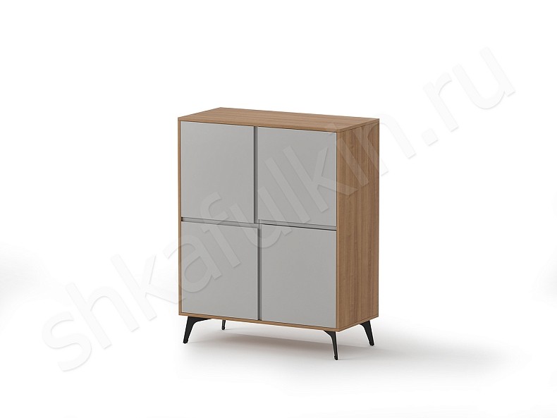 Тумба Парти Белый Черный Коричневый Серый Светлые Темные Современный 4х створчатые Гостиная Для декора Для вещей