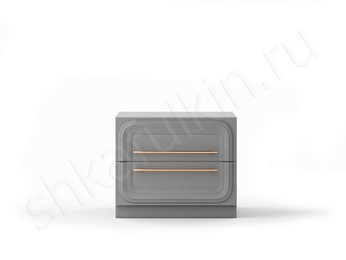 Тумба прикроватная Санмарино Серый Белый Черный Коричневый Светлые Темные Зеленый Неоклассика 2х створчатые Спальня Для книг Для декора