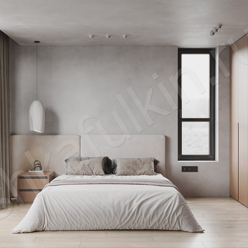 Гарнитур Ваби Саби Древесный Минимализм 4х створчатые Спальня Для вещей Для белья 1