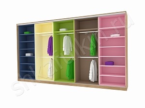 Шкаф 5 дверей №13