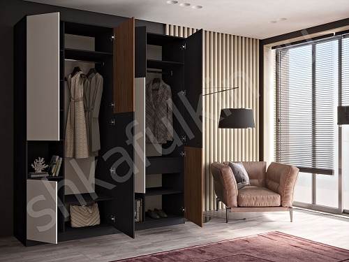 Изображение цвета Шкаф Денди Белый Современный 5и створчатые  