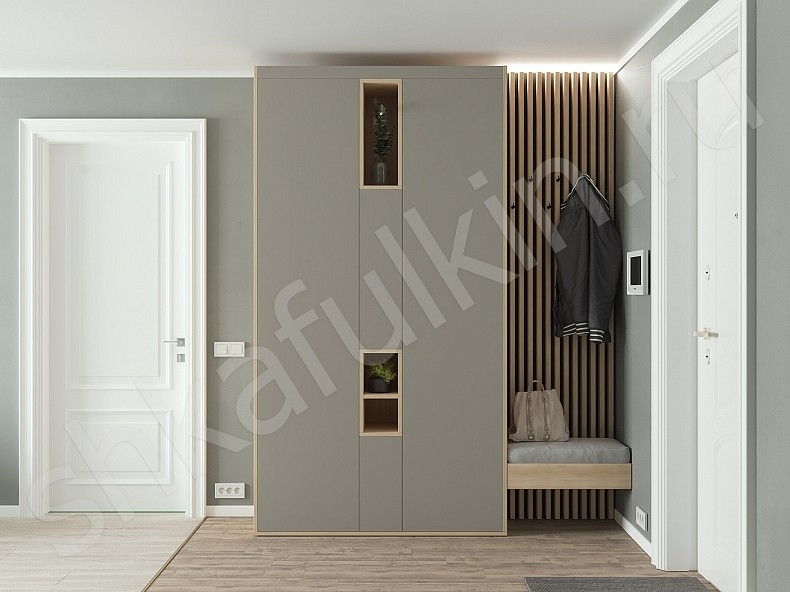 Изображение цвета Прихожая Клайд  Минимализм 2х створчатые Прихожая 