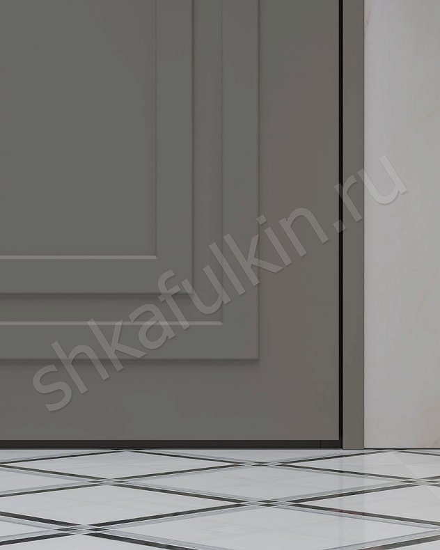 Мебель в совмещённый санузел Галилео Серый Светлые Современный 2х створчатые  Для вещей 4