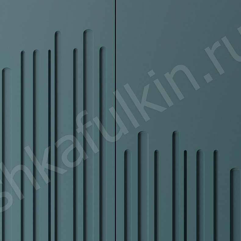 Изображение Шкаф Магерика Зеленый Современный 4х створчатые Гостиная Для вещей 3