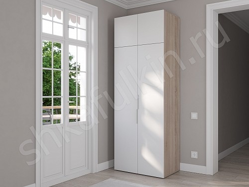 Изображение цвета Шкаф Тони Светлые Современный 2х створчатые  
