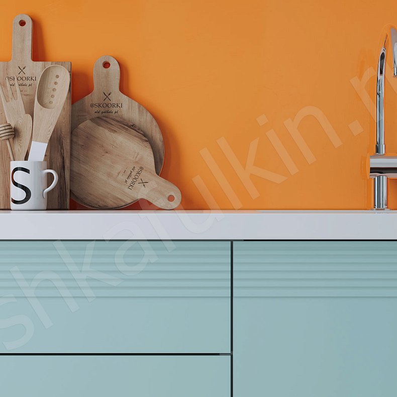 Изображение Кухня Дзен Цветной Синий Светлые Современный Для посуды 5