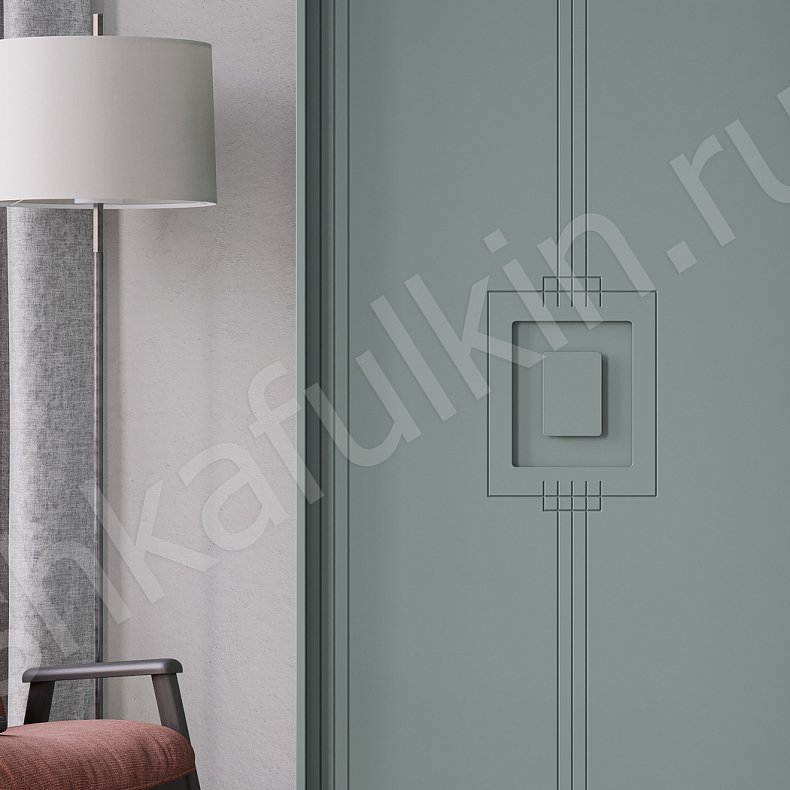 Шкаф-купе Метрополитан  Неоклассика 3х створчатые Гостиная Для вещей 6