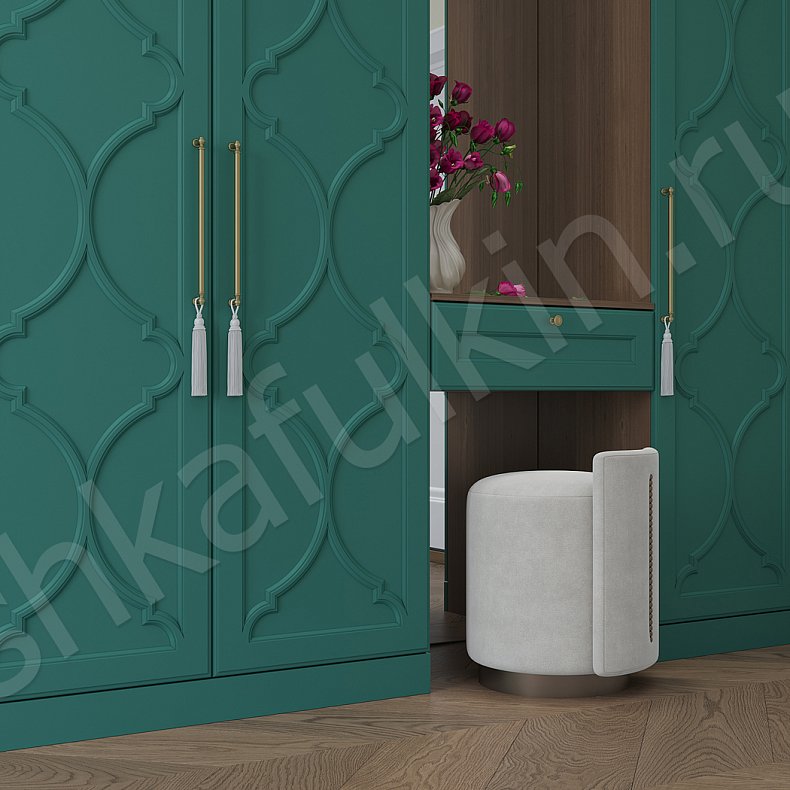 Прихожая Айлин Светлые Коричневый Неоклассика 2х створчатые  Для вещей 11