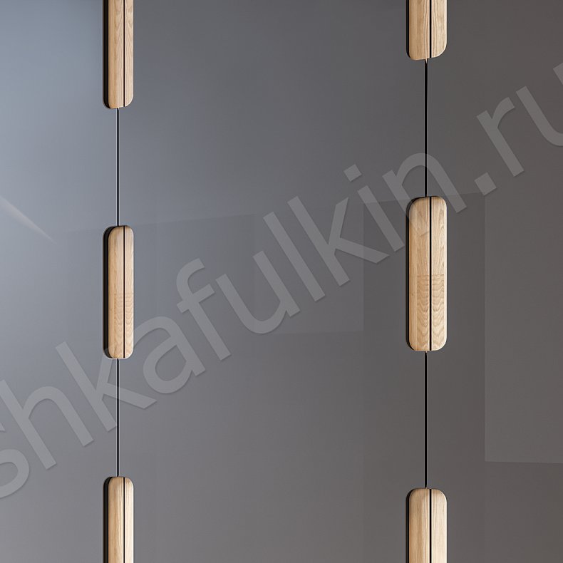 Изображение Кабинет Декарт Черный Современный 4х створчатые Гостиная Для книг 4