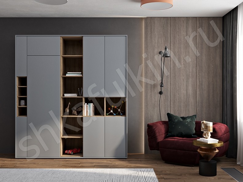 Изображение цвета Шкаф Аморе Белый Современный 5и створчатые  