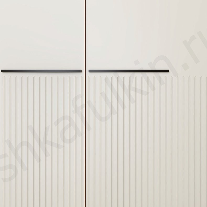 Изображение Гарнитур Янсен Белый Светлые Минимализм 3х створчатые Спальня Для вещей 9