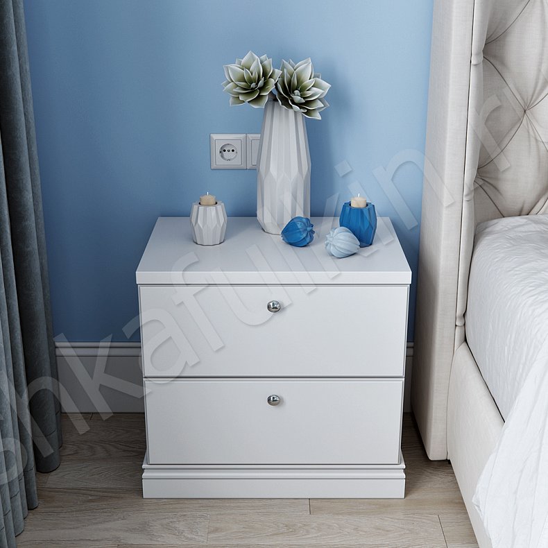 Изображение Гарнитур Эльза Белый Светлые Классика 4х створчатые Спальня Для вещей 5