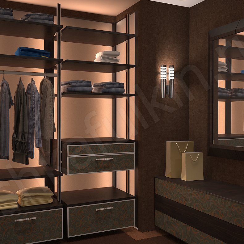 Изображение Гардеробная Эдворд Современный Гардеробная 3