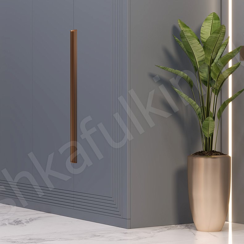 Изображение Шкаф Сильвер Серый Темные Минимализм 4х створчатые Гостиная Для вещей 5