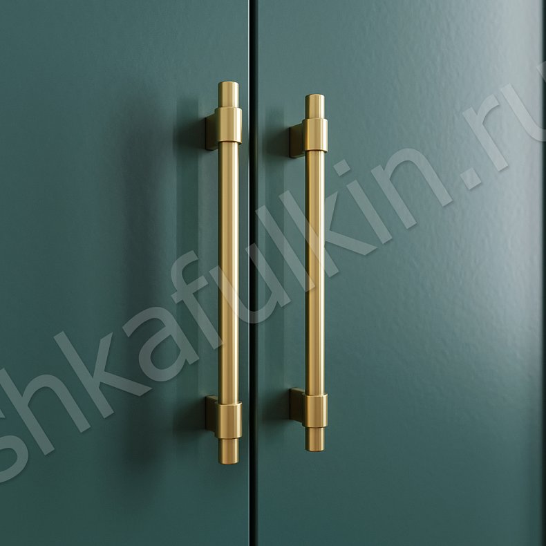 Шкаф Джорджия Цветной Темные Зеленый Неоклассика 4х створчатые Гостиная Для вещей 4