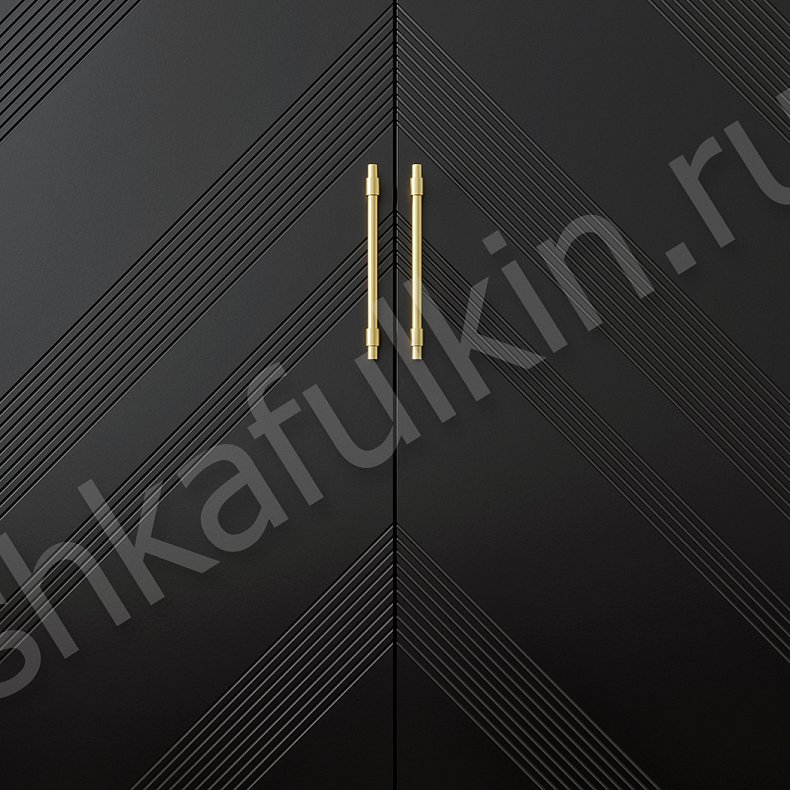 Изображение Корпусный шкаф Кельвин Белый Черный Светлые Темные Модерн 4х створчатые Гостиная Для вещей 9