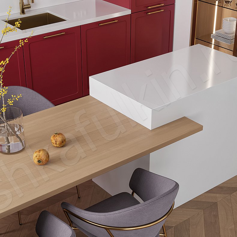 Кухня Визионни Светлые Цветной Красный Зеленый Современный   Для декора Для посуды 7