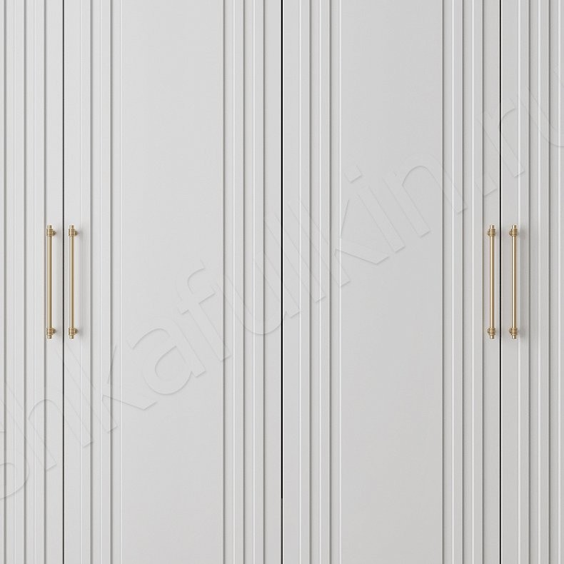 Шкаф Регби Светлые Модерн 4х створчатые Гостиная Для вещей 6