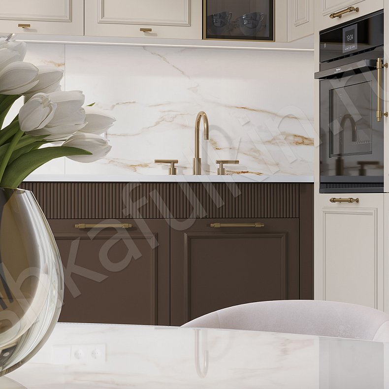 Изображение Кухня Элеганта Неоклассика Для книг 3