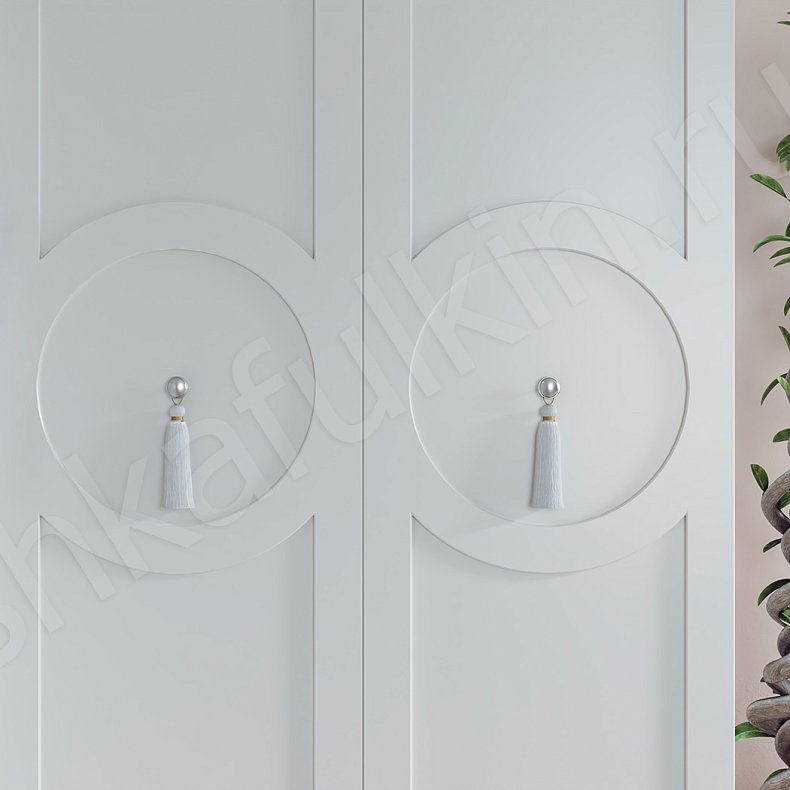 Угловой шкаф Агава Белый Классика 4х створчатые Спальня Для вещей 4