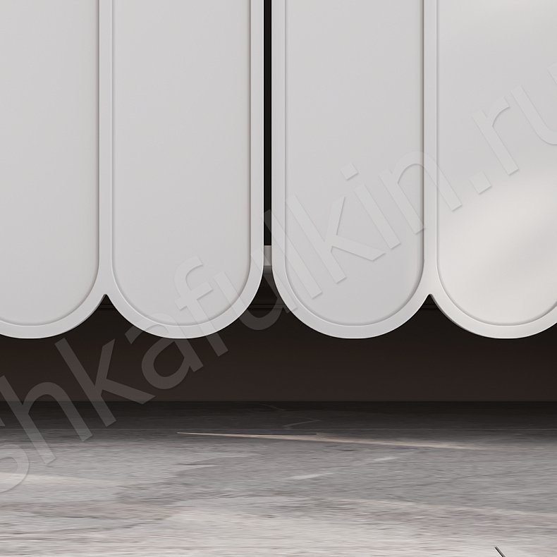 Прихожая Монмартр Светлые Белый Модерн 2х створчатые Прихожая Для вещей 4