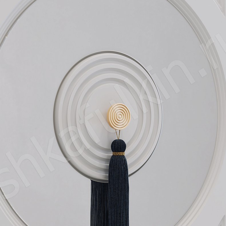 Прихожая Виктория Белый Золото Светлые Неоклассика 3х створчатые Прихожая Для вещей 5