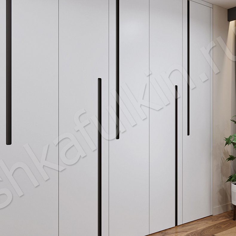 Изображение Шкаф Новатор Светлые Белый Современный 6и створчатые Спальня Для вещей 3