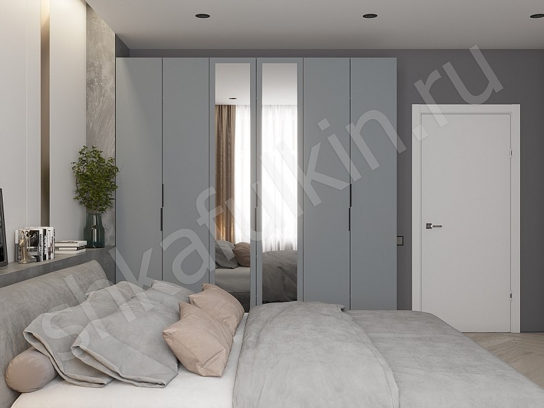 Изображение цвета Шкаф Аксель Белый  4х створчатые Спальня 