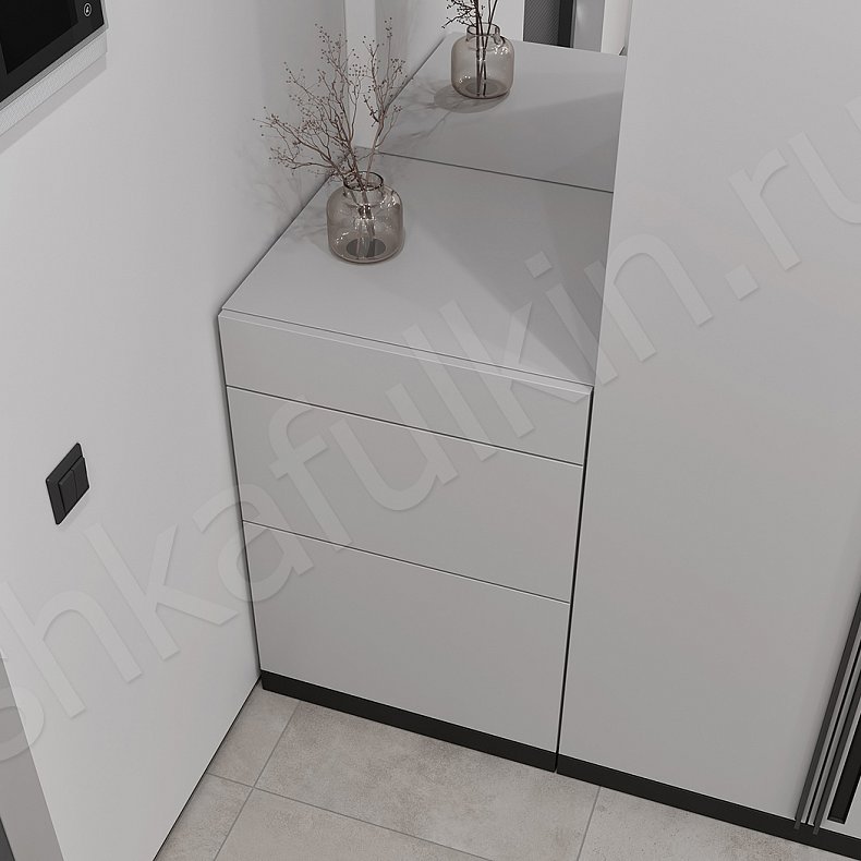 Изображение Прихожая Родео Серый Светлые Современный 4х створчатые Прихожая Для вещей 2