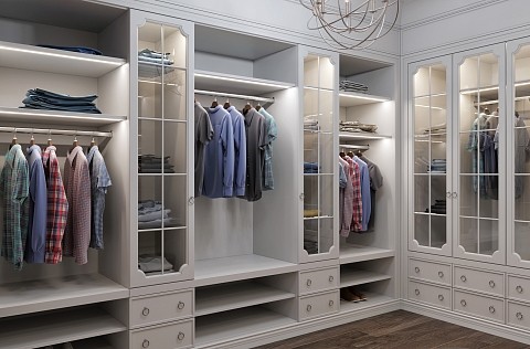 Преимущества гардеробных